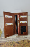 NNEDSZ Leather Phone Wallet - Brown