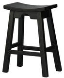 NNEDSZ Wooden Kitchen Bench Stool 64cm (Black)