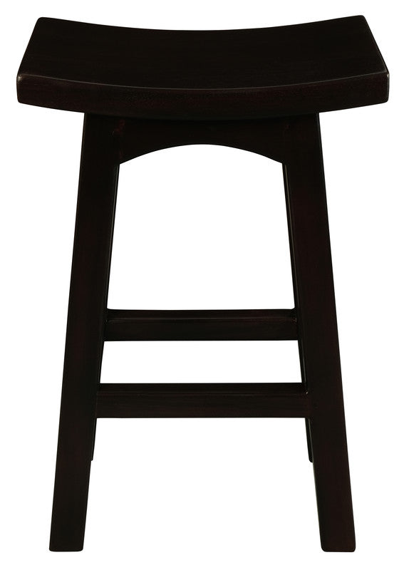 NNEDSZ Timber Kitchen Counter Stool H 67 cm (Chocolate)