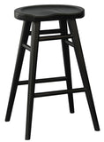 NNEDSZ Scandinavian Timber Kitchen Counter Stool (Black)