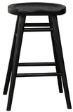 NNEDSZ Scandinavian Timber Kitchen Counter Stool (Black)