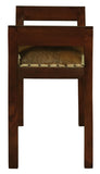 NNEDSZ Goat Hide Single Seater Stool (Mahogany)