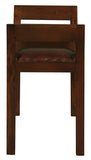 NNEDSZ Leather Single Seater Stool (Mahogany)