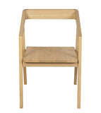 NNEDSZ Oak Arm Chair - Set of 2 (Natural)