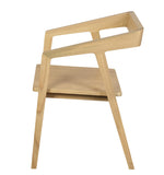 NNEDSZ Oak Arm Chair - Set of 2 (Natural)