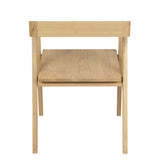 NNEDSZ Oak Arm Chair - Set of 2 (Natural)