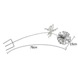 NNEDSZ 4PCS Fairies And Dandelions Dance Together Statue Garden Ornament Sculpture Decor