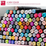 NNEDSZ 80 Colors Marker Pen Set Dual Headed Graphic Artist Sketch Copic Markers