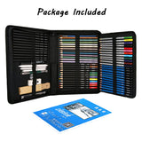 NNEDSZ 72pcs Professional Drawing Artist Kit Set Pencils and Sketch Charcoal Art Tools