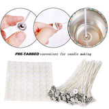 NNEDSZ 122PCS Candle Making Kit Candles Craft Wick Stick Pouring Pot Accessory DIY Tool