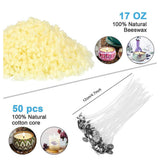 NNEDSZ 122PCS Candle Making Kit Candles Craft Wick Stick Pouring Pot Accessory DIY Tool