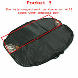 NNEDSZ 115cm Portable Compound Bow bag Archery Arrows Carry Bag Case With Arrow Holder