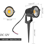 NNEDSZ 10X 12V LED waterproof Outdoor Garden Spotlights landscape light Lamp Yard Flood