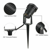 NNEDSZ 10X 12V LED waterproof Outdoor Garden Spotlights landscape light Lamp Yard Flood