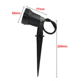 NNEDSZ 10PCS 12V LED Waterproof Outdoor Garden Spotlights Landscape Light Flood Lights