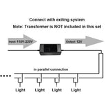 NNEDSZ 10PCS 12V LED Waterproof Outdoor Garden Spotlights Landscape Light Flood Lights