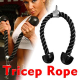 NNEDSZ Tricep Rope Gym Press Down Pull Push Cord Multi Lat Bar Cable Attachment Fitness