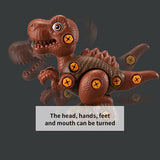 NNEDSZ 4PCS Take Apart Dinosaur Drill Kids Learning Construction Building Toys Gift