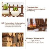 NNEDSZ 6-Tier Wooden Plant Stand Flower Pot Planter Rack Shelf Bonsai Holder Indoor Garden Dec