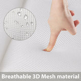 NNEDSZ 3D Spa Mesh Bath Pillow Neck Back Support Bathtub Tub Cushions