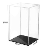 NNEDSZ 15x15x25CM Acrylic Display Case Action Figure Box Dustproof Model Collections