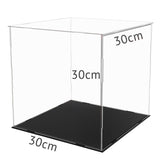 NNEDSZ 30x30x30CM Acrylic Display Case Dustproof Box Action Figure Model Car Collection