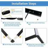 NNEDSZ 140cm RGB LED Floor Corner Lamp Light Stand Remote Control Streaming Gaming Decoration