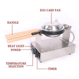 NNEDSZ Commercial Electric Egg Puff Bubble Cake Waffle Egg Maker Machine Nonstick