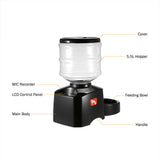NNEDSZ 5.5L Automatic Pet Feeder Cat Dog Smart Food Dispenser Self Feeding Meal Bottle