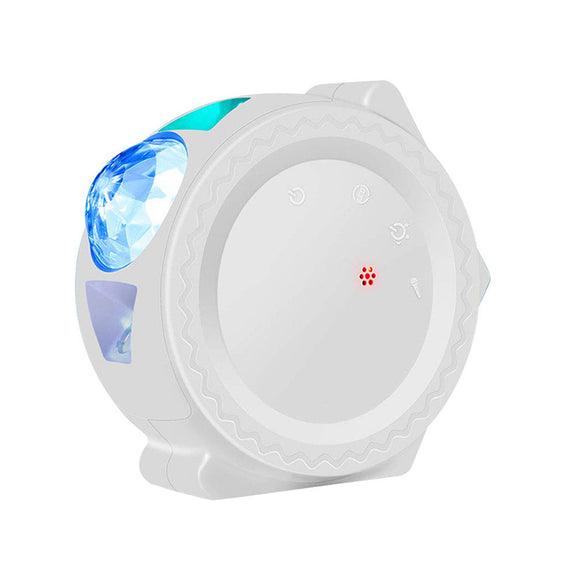 NNEDSZ 3 In1 LED Galaxy Starry Night Light Projector 3D Ocean Star Sky With Music Gift