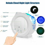 NNEDSZ 3 In1 LED Galaxy Starry Night Light Projector 3D Ocean Star Sky With Music Gift