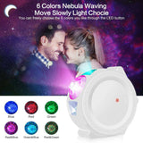 NNEDSZ 3 In1 LED Galaxy Starry Night Light Projector 3D Ocean Star Sky With Music Gift