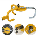 NNEDSZ Heavy Duty Wheel Defender Lock Clamp Tyre Lock 13" 14" 15" Car Caravan Trailer