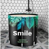 NNEDSZ 65x70cm Portable Foldable Bathtub PVC Water Tub Place Room Spa Bath Bucket Adult Folding