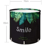 NNEDSZ 65x70cm Portable Foldable Bathtub PVC Water Tub Place Room Spa Bath Bucket Adult Folding