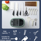 NNEDSZ Knife Holder Multifunctional Household Drainage Knife Storage Rack Table Rack