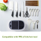 NNEDSZ Knife Holder Multifunctional Household Drainage Knife Storage Rack Table Rack