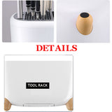 NNEDSZ Knife Holder Multifunctional Household Drainage Knife Storage Rack Table Rack