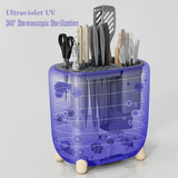 NNEDSZ Knife Chopsticks UV Sterilization Rack Holder Storage Kitchen