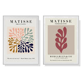 NNEDSZ 60cmx90cm Matisse 2 Sets White Frame Canvas Wall Art