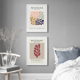 NNEDSZ 60cmx90cm Matisse 2 Sets White Frame Canvas Wall Art