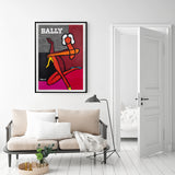 NNEDSZ 60cmx90cm Fashion Woman Black Frame Canvas Wall Art