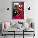 NNEDSZ 60cmx90cm Fashion Woman Black Frame Canvas Wall Art