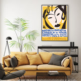 NNEDSZ 70cmx100cm Henri Matisse Black Frame Canvas Wall Art
