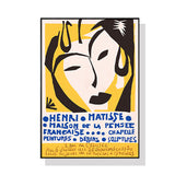 NNEDSZ 70cmx100cm Henri Matisse Black Frame Canvas Wall Art