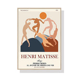 NNEDSZ 50cmx70cm Dancing by Henri Matisse Wood Frame Canvas Wall Art