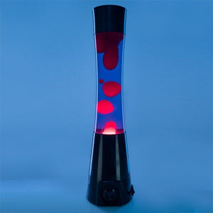 NNEDSZ Bluetooth Speaker Lava Lamp Black/Purple/Red Motion