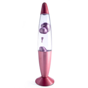 NNEDSZ Pink Metallic Magma Motion Lamp