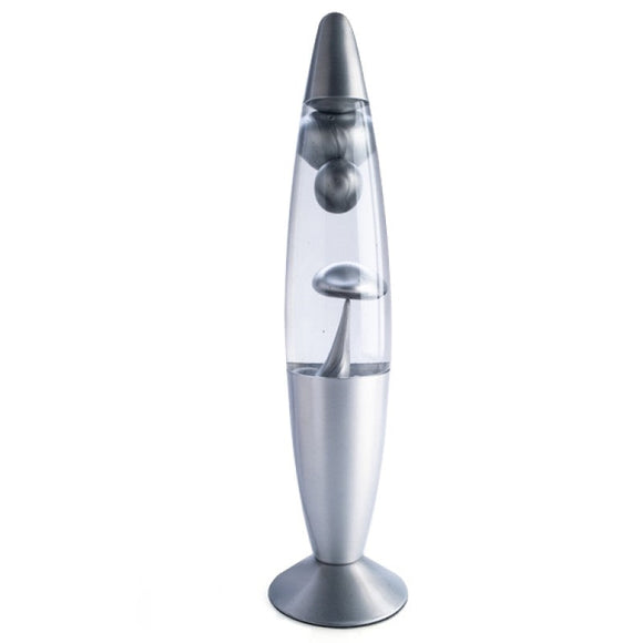 NNEDSZ Silver Metallic Magma Motion Lamp