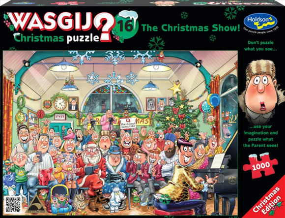 NNEDSZ Wasgij 1000 Piece Puzzle - Xmas 16 The Christmas Show